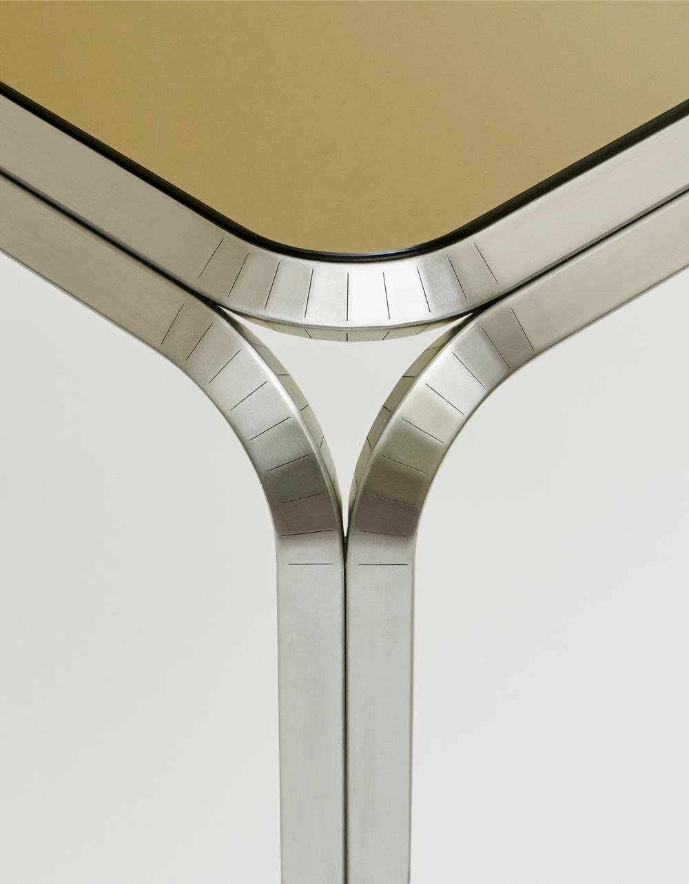 Wooden table with Glass