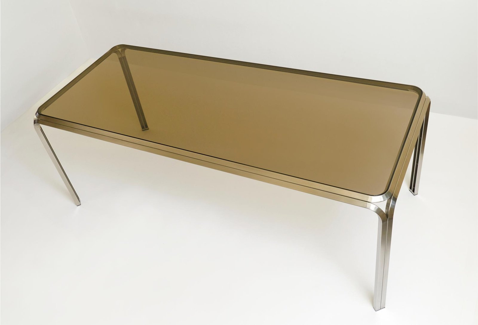 Wooden table with Glass