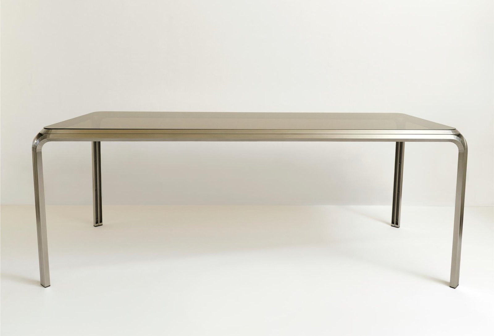 Wooden table with Glass